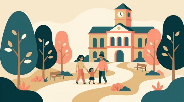 Illustration: Beratungsgespräch beim Sozialamt zur Hilfe zur Pflege