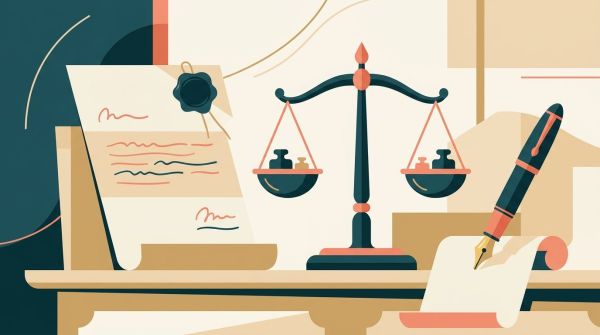 Illustration: Widerspruch gegen den Pflegegrad-Bescheid wird verfasst