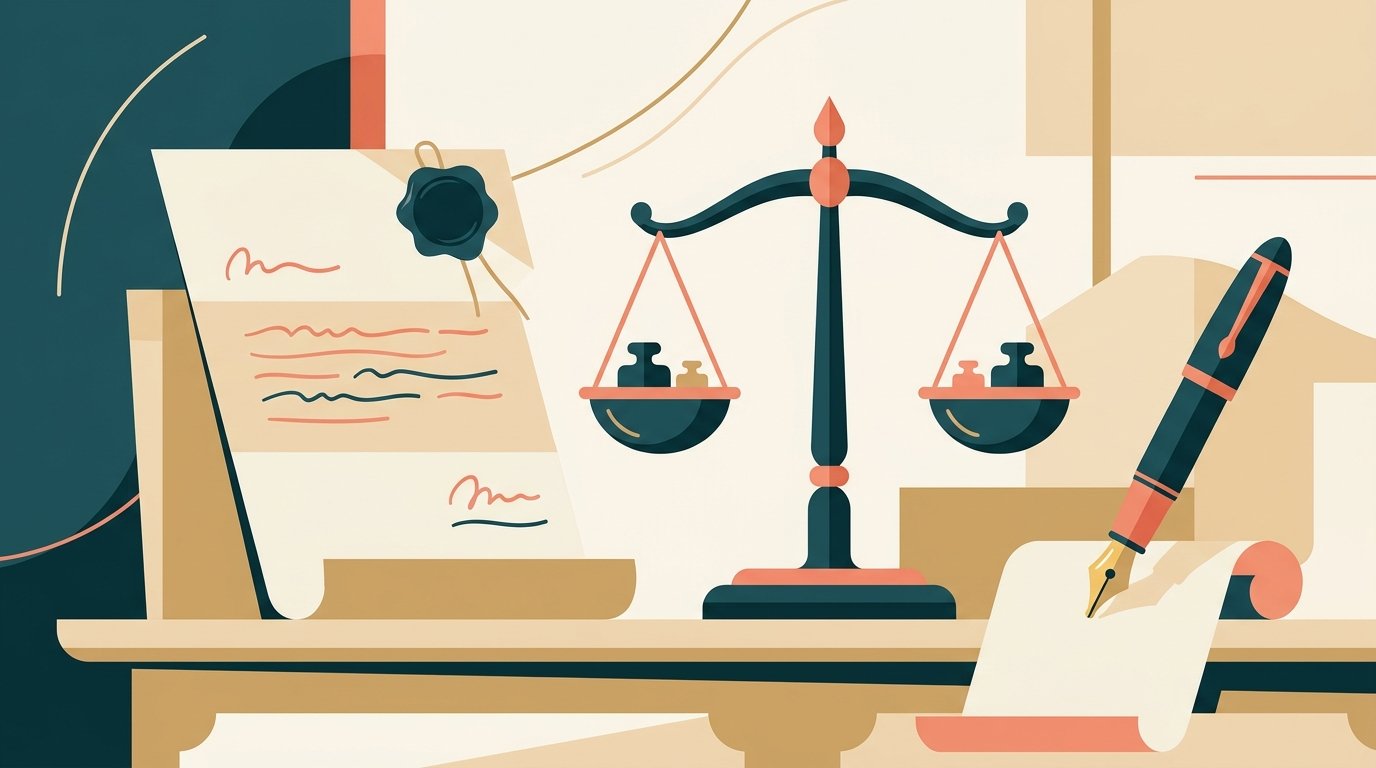 Illustration: Widerspruch gegen den Pflegegrad-Bescheid wird verfasst